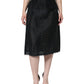 Dolce & Gabbana Black Viscose High Waist Pencil Cut Skirt