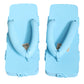 Dolce & Gabbana Light Blue Rubber Slides Flats Sandals Shoes