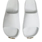 Dolce & Gabbana White Rubber Slides Sandals Beachwear Shoes