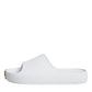 Dolce & Gabbana White Rubber Slides Sandals Beachwear Shoes