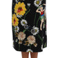 Dolce & Gabbana Embellished A-Line Mid-Calf Skirt