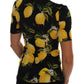 Dolce & Gabbana Sicilian Lemon Print Silk Blouse