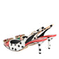 Dolce & Gabbana Multicolor Crystal Heels Slingback Shoes