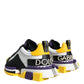 Dolce & Gabbana Multicolor Leather Super Queen Sneakers Shoes