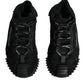 Dolce & Gabbana Black Lace Up Low Top NS1 Sneakers Shoes