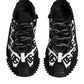 Dolce & Gabbana Black Logo Lace Up Low Top NS1 Sneakers Shoes