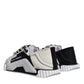 Dolce & Gabbana White Black Low Top NS1 Sneakers Shoes