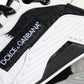 Dolce & Gabbana White Black Low Top NS1 Sneakers Shoes