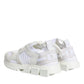 Dolce & Gabbana White Mesh Sorrento Trekking Sneakers Shoes