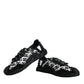 Dolce & Gabbana Black Logo Lace Up Low Top NS1 Sneakers Shoes