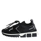 Dolce & Gabbana Black Mesh Sorrento Trekking Sneakers Shoes