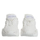 Dolce & Gabbana White Knitted Daymaster Sneakers Shoes