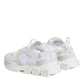 Dolce & Gabbana White Mesh Sorrento Trekking Sneakers Shoes