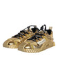 Dolce & Gabbana Metallic Gold NS1 Low Top Sneakers Shoes