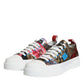 Dolce & Gabbana Multicolor Patchwork Low Top Sneakers Shoes