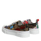 Dolce & Gabbana Multicolor Patchwork Low Top Sneakers Shoes