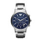 Armani Silver Steel Watch