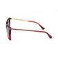 Jimmy Choo Red Metal Sunglasses