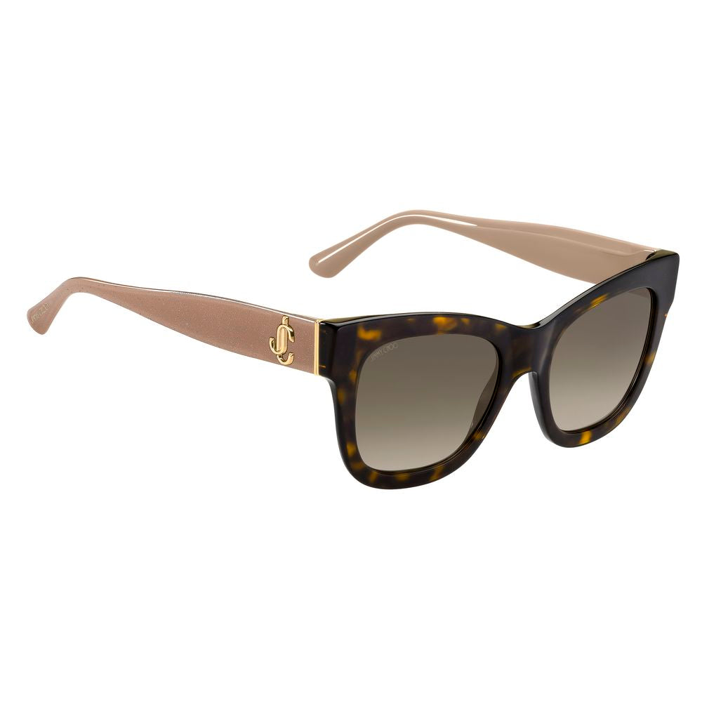 Jimmy Choo Brown Acetate Sunglasses