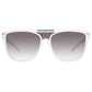 Polaroid White Acetate Sunglasses