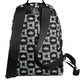 Dolce & Gabbana Black White DG Crown Logo Nylon Backpack Bag