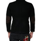 Dolce & Gabbana Black Button Down Cotton Stretch Denim Jacket