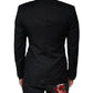 Dolce & Gabbana Black MARTINI Bee Single Breasted Blazer