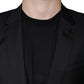 Dolce & Gabbana Black MARTINI Bee Single Breasted Blazer