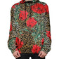 Dolce & Gabbana Multicolor Leopard Floral Hooded Jacket