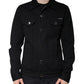 Dolce & Gabbana Black Cotton Blend Button Down Jacket