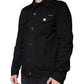 Dolce & Gabbana Black Cotton Blend Button Down Jacket