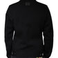 Dolce & Gabbana Black Cotton Blend Button Down Jacket