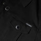 Dolce & Gabbana Black Cotton Blend Button Down Jacket