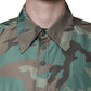 Dolce & Gabbana Multicolor Camouflage Button Down Shirt