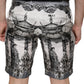 Dolce & Gabbana Multicolor Printed Silk Men Bermuda Shorts