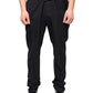 Dolce & Gabbana Black Wool Skinny Dress Formal Pants