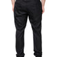 Dolce & Gabbana Black Wool Skinny Dress Formal Pants