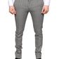 Dolce & Gabbana Gray Check Tartan Wool Skinny Pants