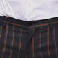 Dolce & Gabbana Brown Stripes Skinny Men Dress Pants