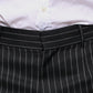 Dolce & Gabbana Black Stripes Skinny Men Dress Pants