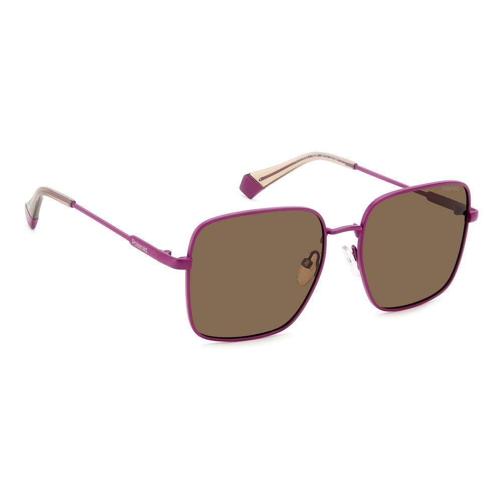 Polaroid Purple Metal Sunglasses