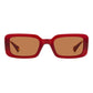 Polaroid Red Resin Sunglasses