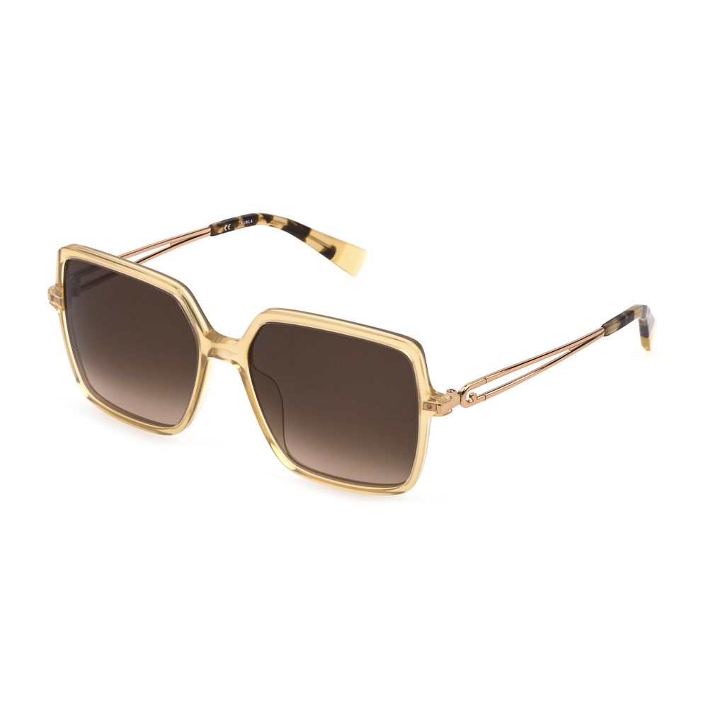 Furla Brown Acetate Sunglasses