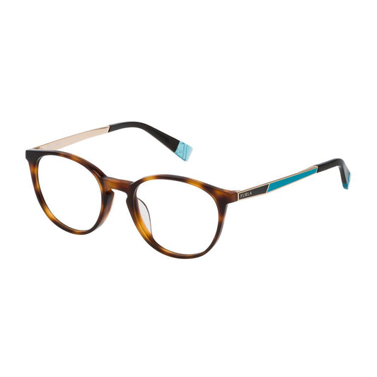 Furla Brown Plastic Frames