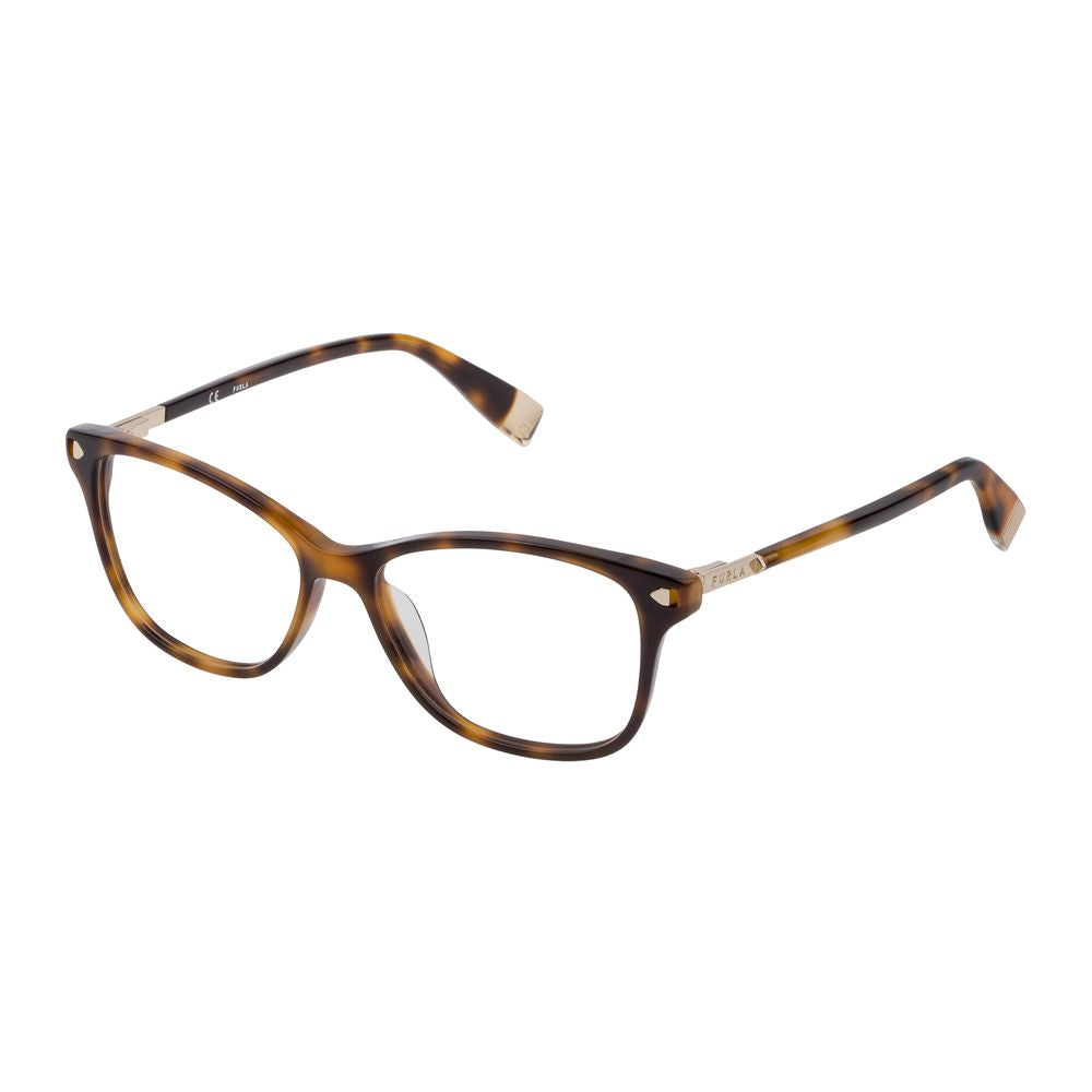 Furla Brown Plastic Frames