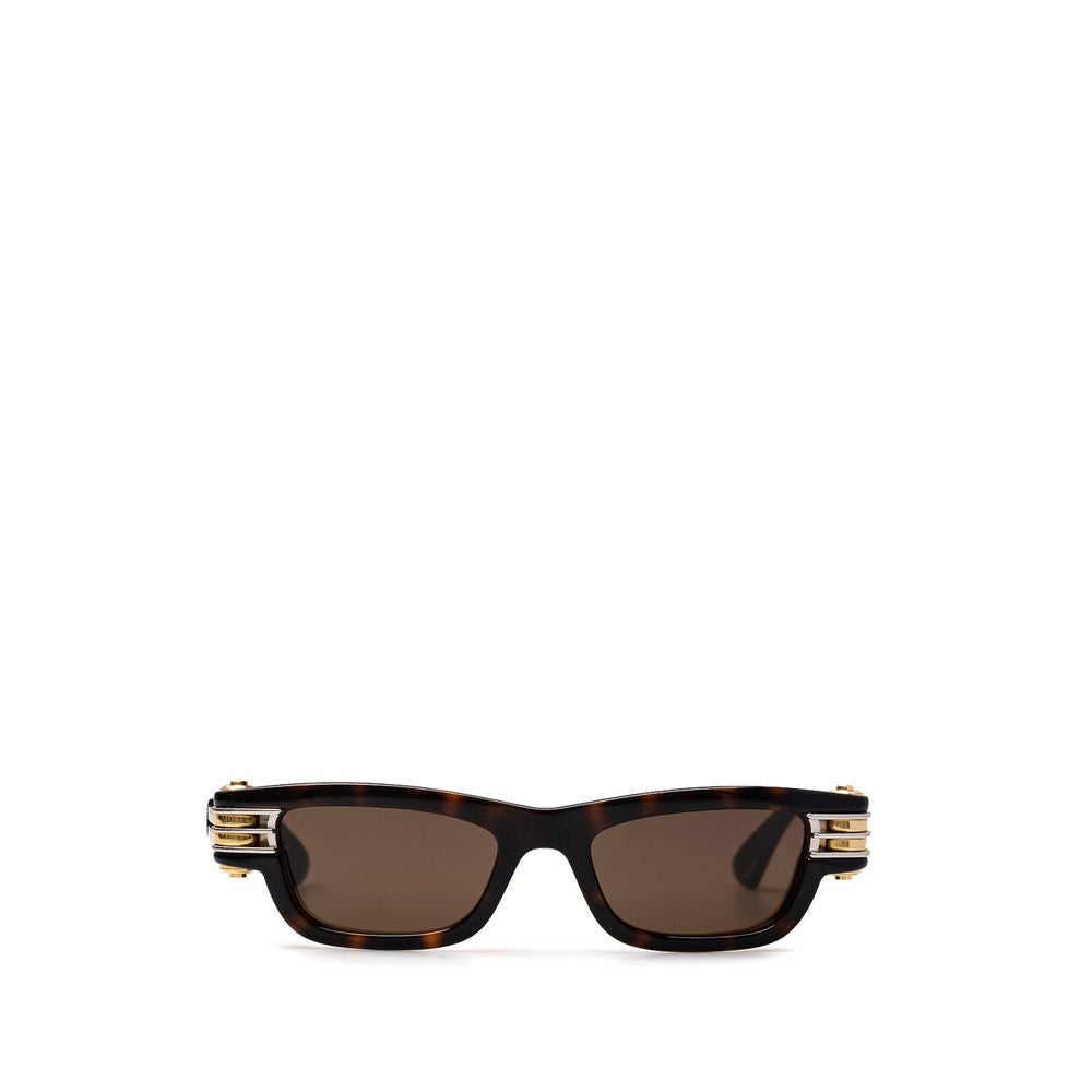 Bottega Veneta Brown Acetate Sunglasses