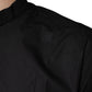 Dolce & Gabbana Black Cotton Button Down Men Casual Shirt