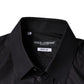 Dolce & Gabbana Black Cotton Stretch Dress GOLD Formal Shirt