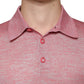 Dolce & Gabbana Pink Polyester Long Sleeve Men Polo T-shirt