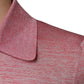 Dolce & Gabbana Pink Polyester Long Sleeve Men Polo T-shirt